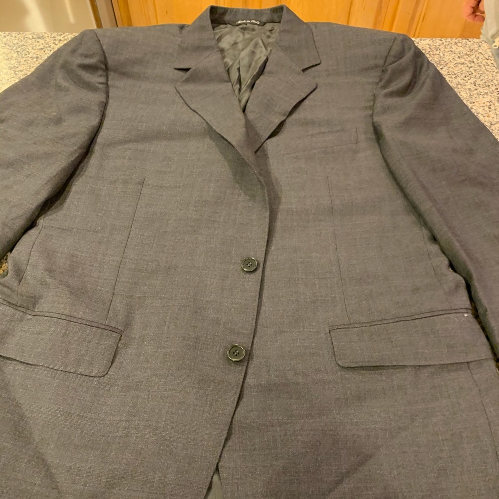 Mens sportcoat charcoal grey -Canali- 44S